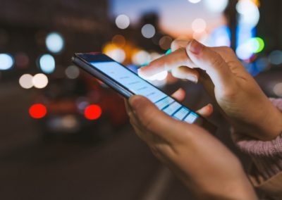 mobile phone, social media